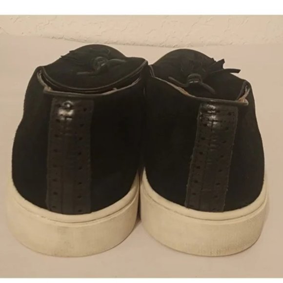 Frye Women's Loafers Black Suede Gemma Tassel - 10 - Picture 6 of 10